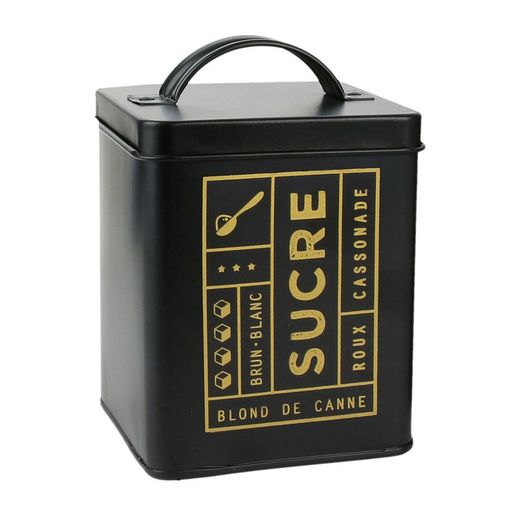 Pote de Metal "Sucre" O "Café" Decoração CMP