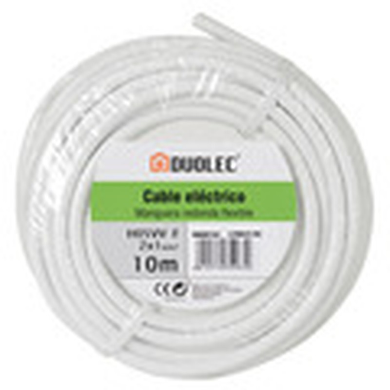 CABLE ELECTRICO 1.5 MM 10 MT AM/VE DUOLEC
