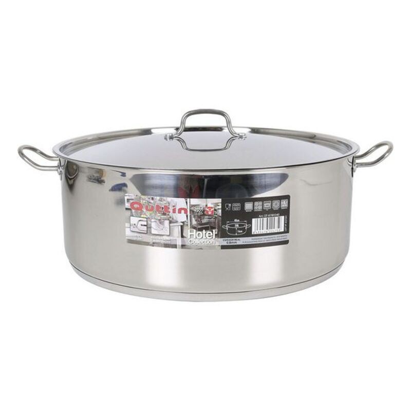 QuTTIN Faitout inox induction 30 cm avec couvercle : : Maison