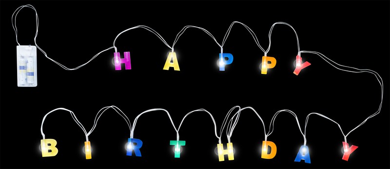 Guirlande lumineuse joyeux anniversaire — BRYCUS