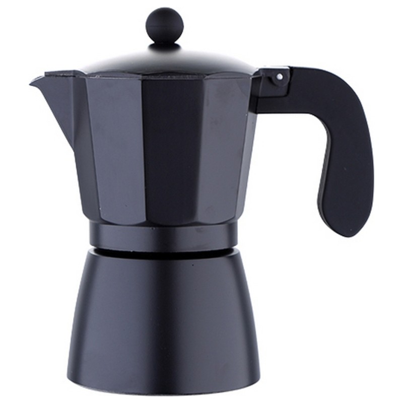 Cafetera San Ignacio Florencia Negro Aluminio 6 Tazas — Brycus 2978