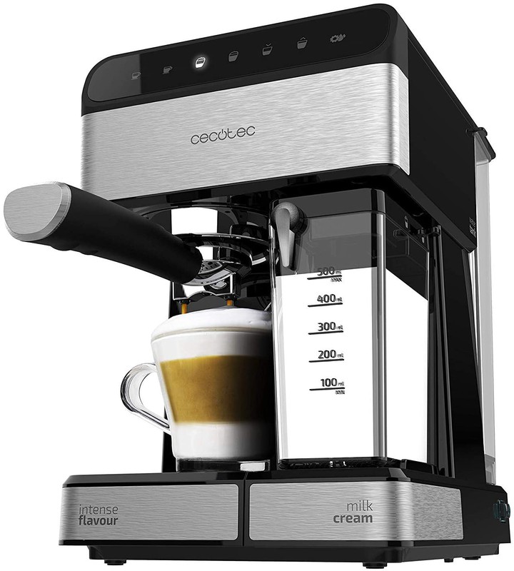 Macchina da caffè semiautomatica Power Instant-ccino 20 Touch Serie Nera  Cecotec