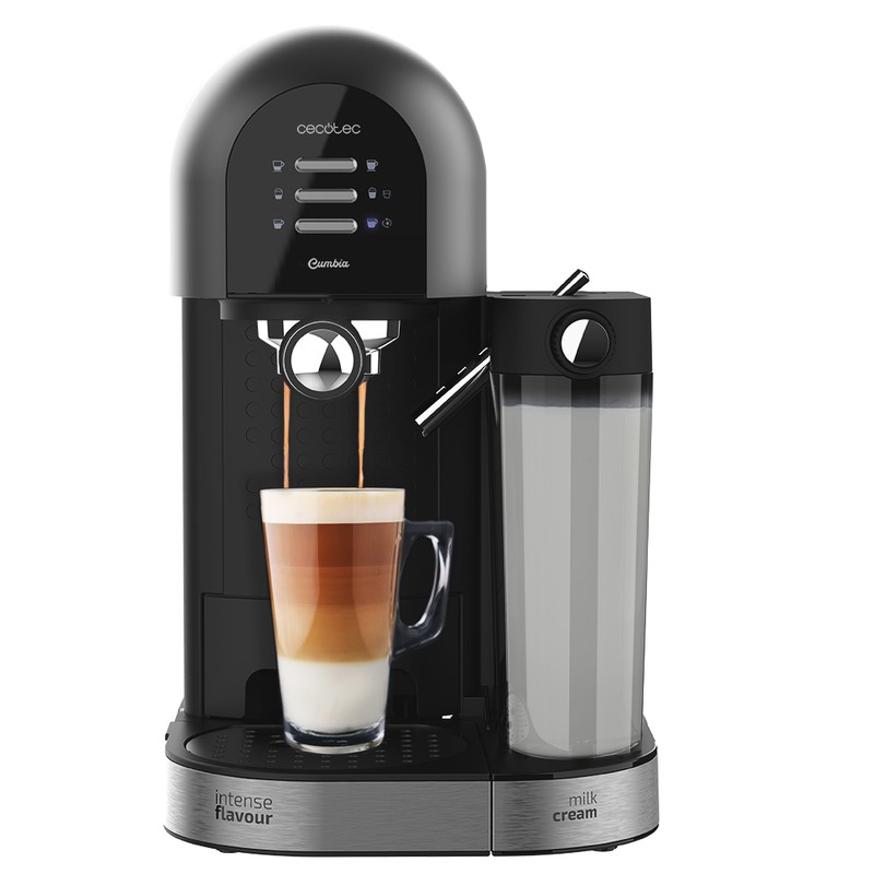 Machine à café semi-automatique Cumbia Power Instant-ccino 20 Chic Série  Nera Cecotec — BRYCUS