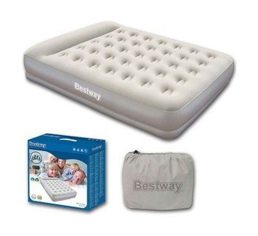Materasso Gonfiabile Matrimoniale Aeroluxe con Pompa Elettrica Inclusa Bestway 203x152x38 cm
