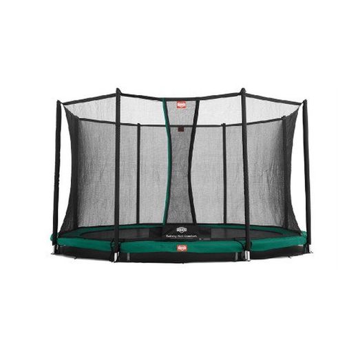 Berg Inground Favorit trampolin + Red Deluxe sikkerhed