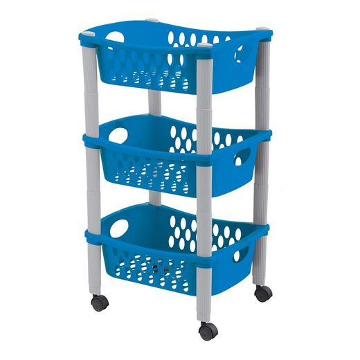 Carrello per frutta e verdura in plastica (29,5 x 17,5 x 40 cm) (1 unità)