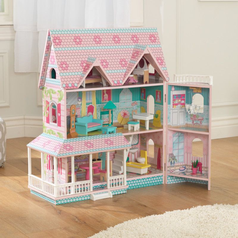 Wooden Abbey Dollhouse — Brycus