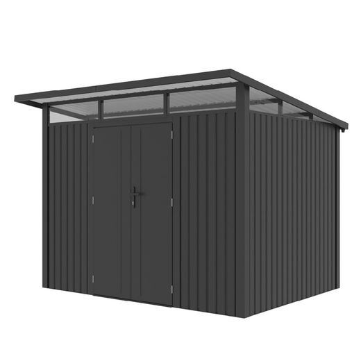 Gardiun Harz gray metal shed 7.29 m2 (290 x 251 x 223 cm)
