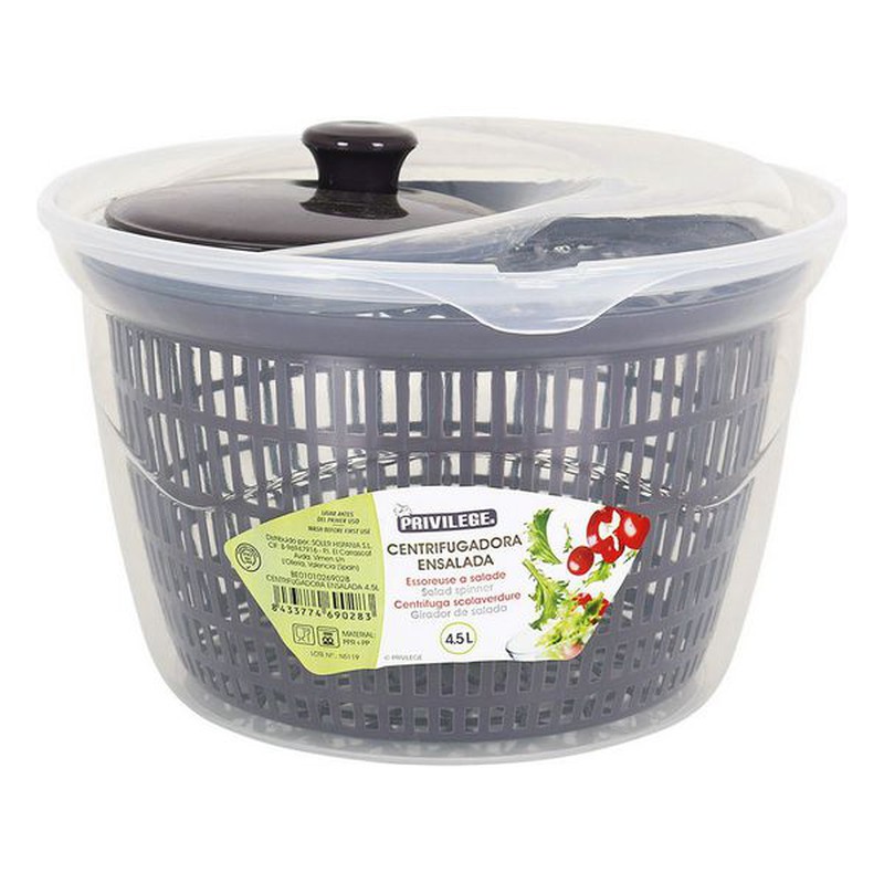 Essoreuse à salade manuelle INOX 5L