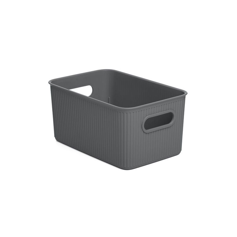 Panier 5L Baobab Gris Anhtracita Tatay 18 x 27 x 13 cm — BRYCUS Organiseur A4 Baobab Tatay 3,8 L Gris 24,7 x 33,6 x 5,6 cm