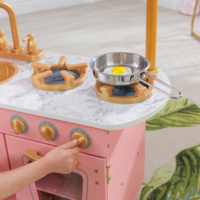 Cucina per bambini in legno vintage rosa Kidkraft 53347 — Brycus