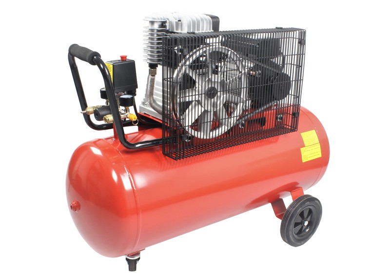 COMPRESSORE D'ARIA TRASMISSIONE A CINGHIA MOTORE 3 cv - 100 lt - Agoz Shop