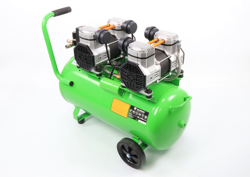 Compresor de Aire, Monobloco, 50L, 4HP, 4 Cabezas, 2 Motores - MADER® Power  Tools