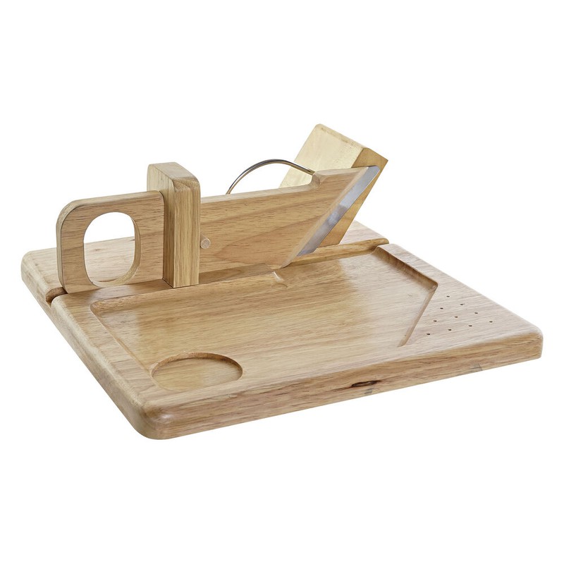 DKD Home Decor Embutido Cutter Acciaio inossidabile Gomma Legno