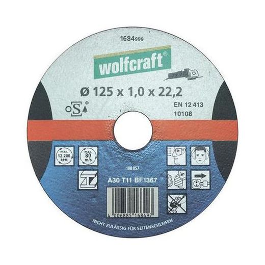 Disque à tronçonner de précision pour pierre 1,6 mm Wolfcraft
