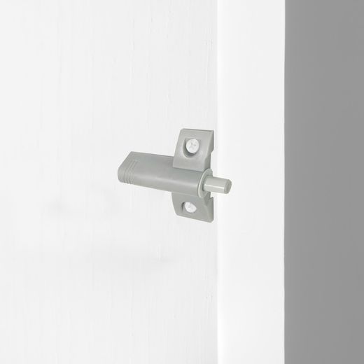 Emuca Damper piston for hinged door, soft closing, Plastic, Gray, 10 units.