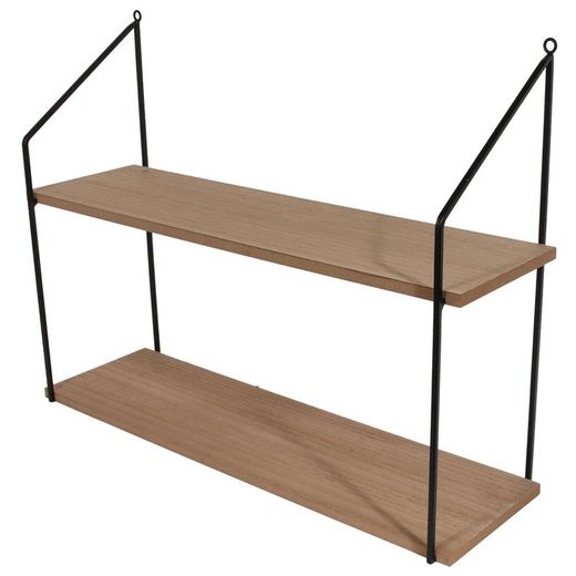 Hylde 2 hylder 60X18X45,5 Cm CMP dekoration