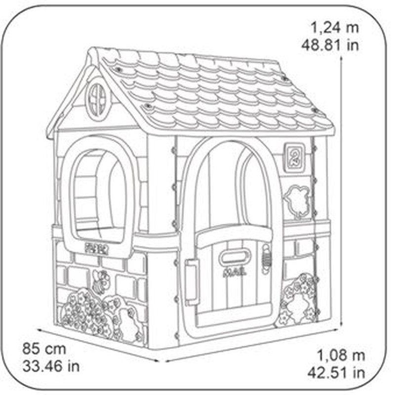 Maison de jeux pour enfants Feber Bluey House 142 x 85 x 108 cm