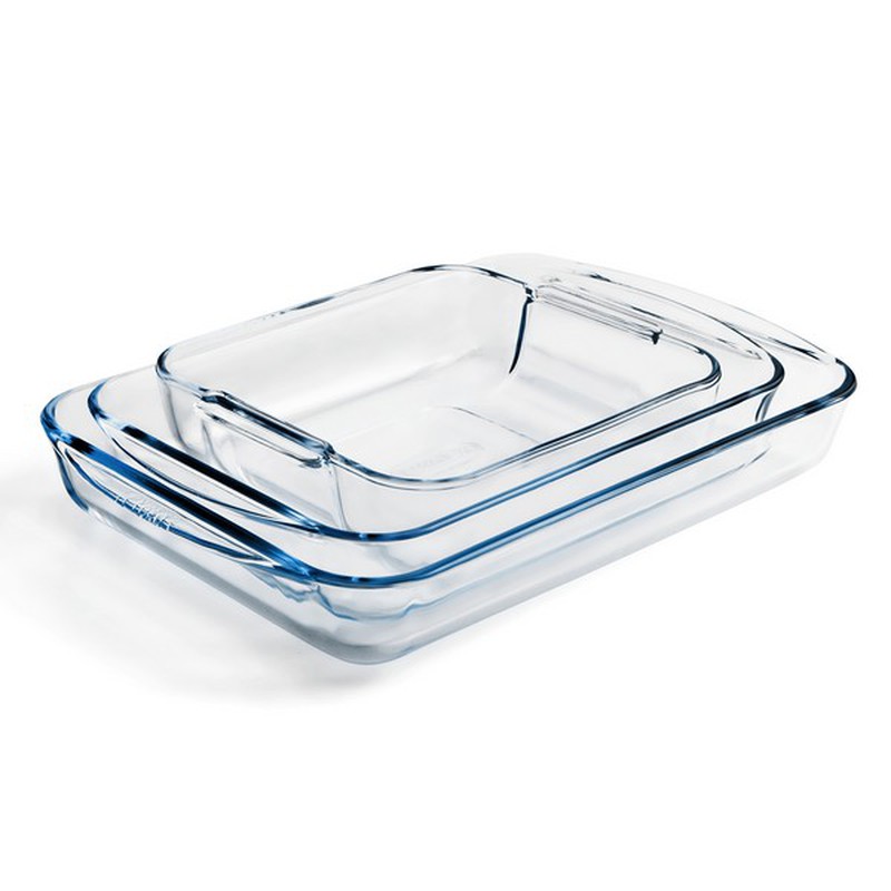 Pyrex Klassieke Transparante Glazen Ovenschaal Brycus