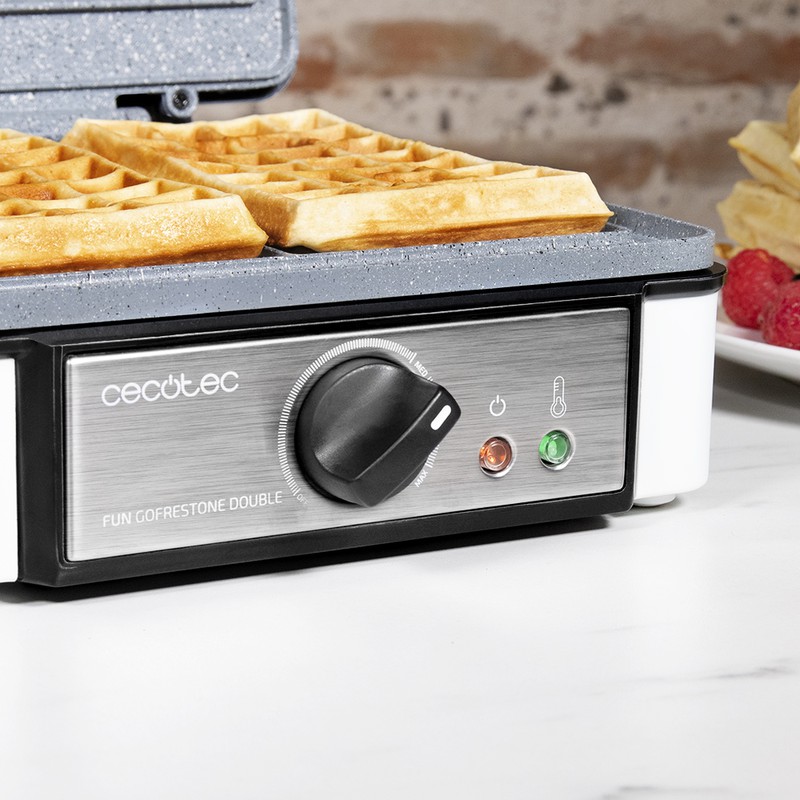 Divertente macchina per waffle Gofrestone Double Cecotec — Brycus