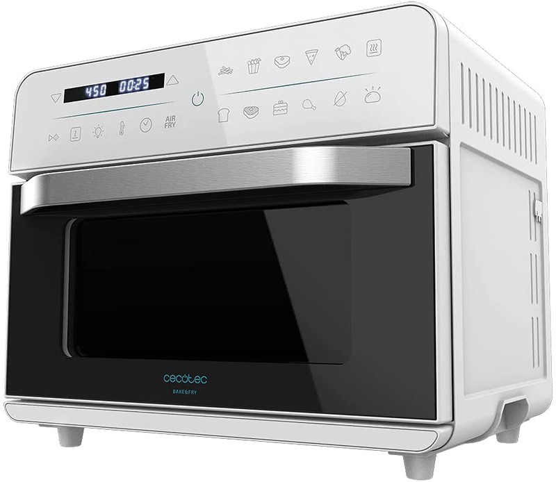 Assar e fritar 2500 Touch White Cecotec Forno Fritadeira Brycus