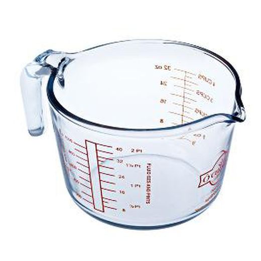 Målekande glas C / låg 1L Ocuisine