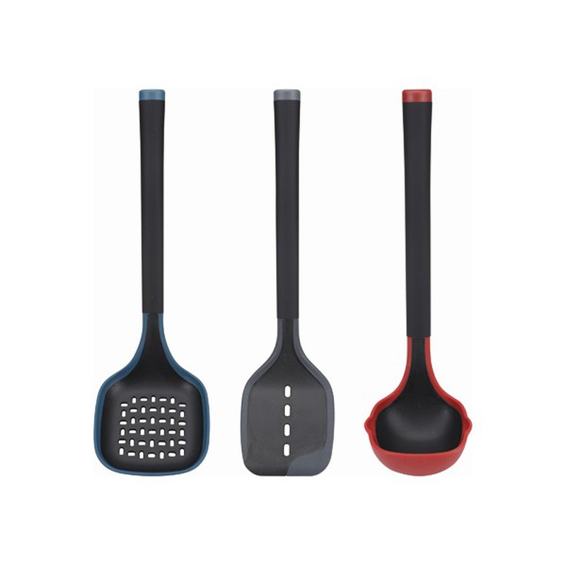 Infinity Chefs Essence Set di utensili da cucina in nylon e silicone (3  pezzi) (3 pezzi) — Brycus