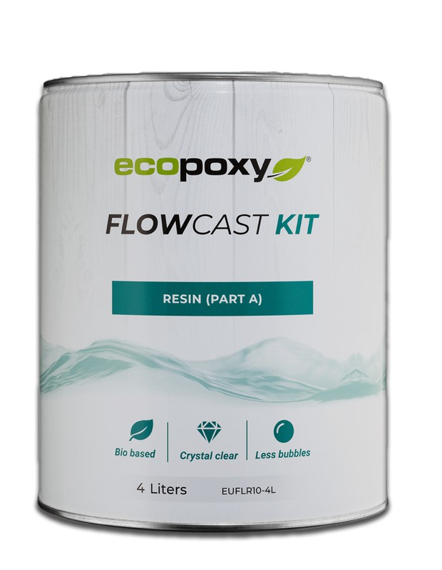 Kit 6 L resina epossidica FlowCast EcoPoxy