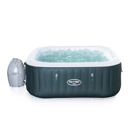 Spa Gonflable Bestway Lay-Z-Spa Ibiza pour 4-6 Personnes Carré