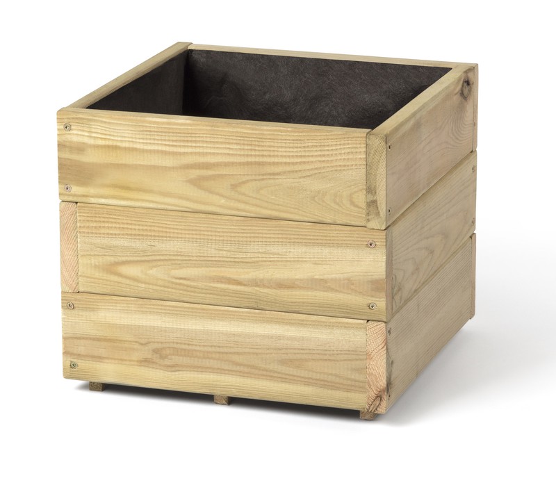 Houten Pot 35x35x30 Cm Maderland Brycus