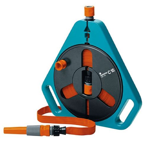 Gardena Classic Roll-Fix Flat Hose In A Cassette