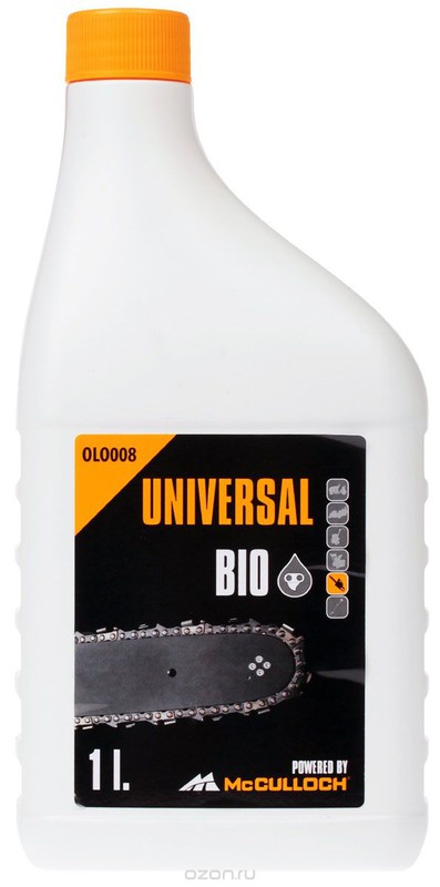 Kettensägenöl McCulloc Bio 5L und 1L — Brycus