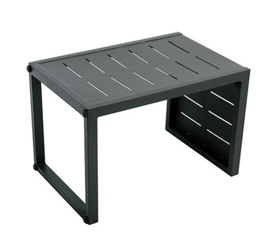 Inari Aluminium Couchtisch 2 Positionen Carbon Essenciel Grün