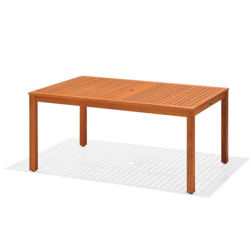Table Ibis en bois Eucalyptus Chillvert 160 x 100 x 75 cm Chillvert Table de Jardin Ronde Pliable Bois Diamètre 90