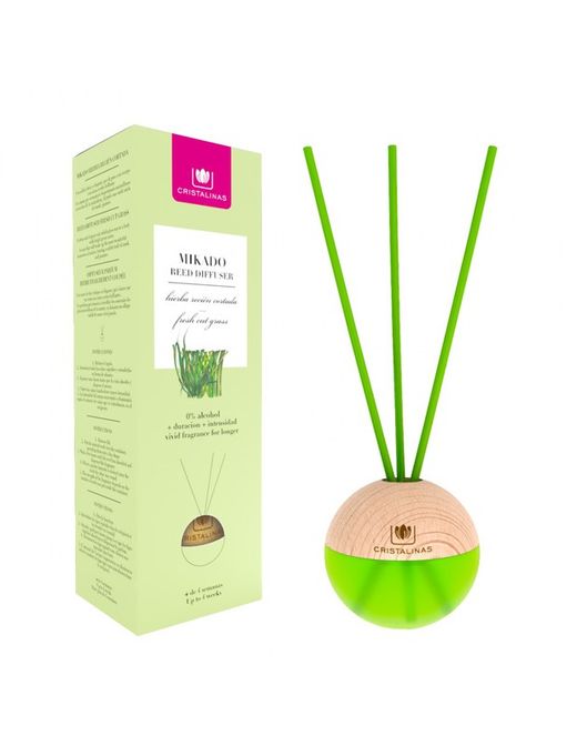 Mikado 20 ml. esfera Premium Cristalinas hierba