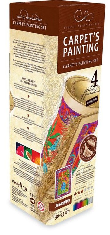 Tappeto farfalla colorare Legler