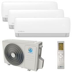 Væg klimaanlæg pakke 3 x 1 H11 serie Mundoclima (10,55 KW) // (2,44 + 3,25 + 4,87 KW)