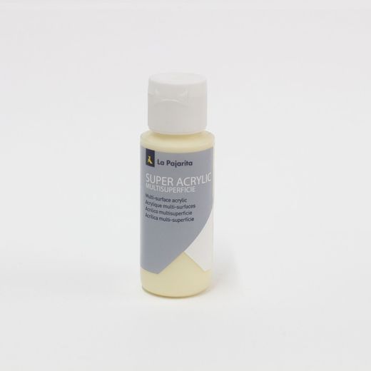 Gravata borboleta Super Acrílico A-51 Creme 0,06 L. La Pajarita