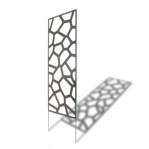 Panneau décoratif en métal Mod.Stone 0,60x1,50m