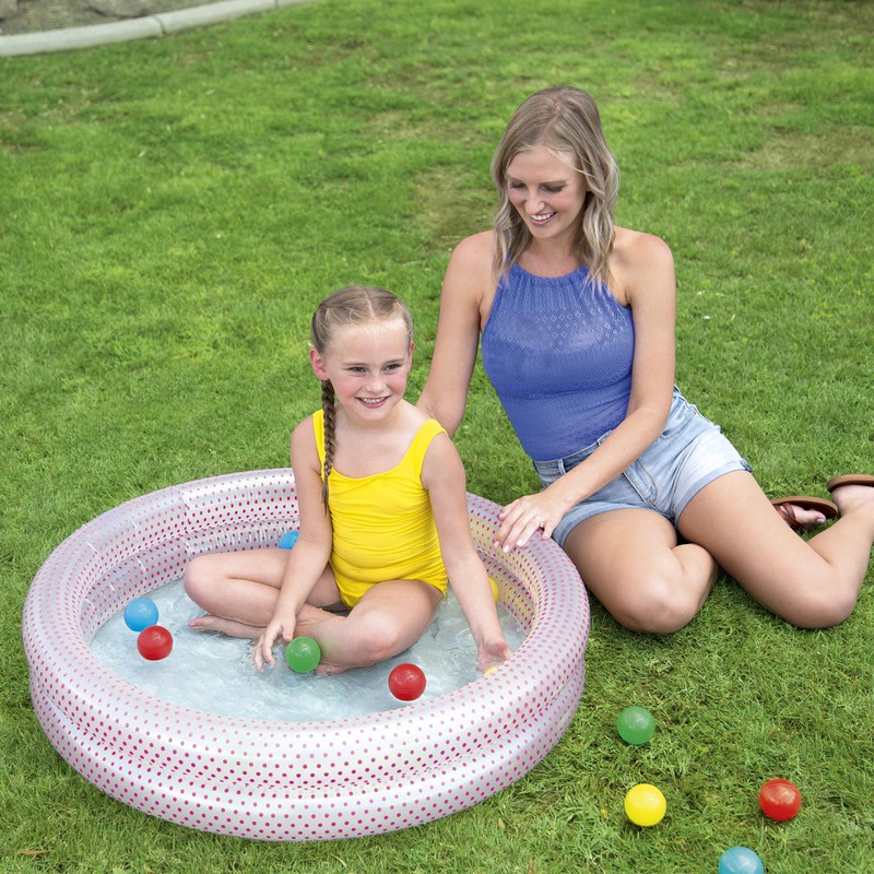 Piscina per bambini con palline colorate Φ91x20 cm Up In & Over 51141 —  Brycus