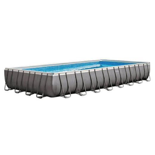 Grande Piscine Tubulaire Rectangulaire 9,75 x 4,88 x 1,32 m. - Intex Ultra Silver
