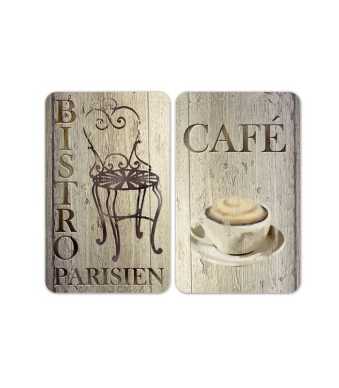 Placas de cobertura de vidro Universal Breakfast 2 pcs Wenko — Brycus