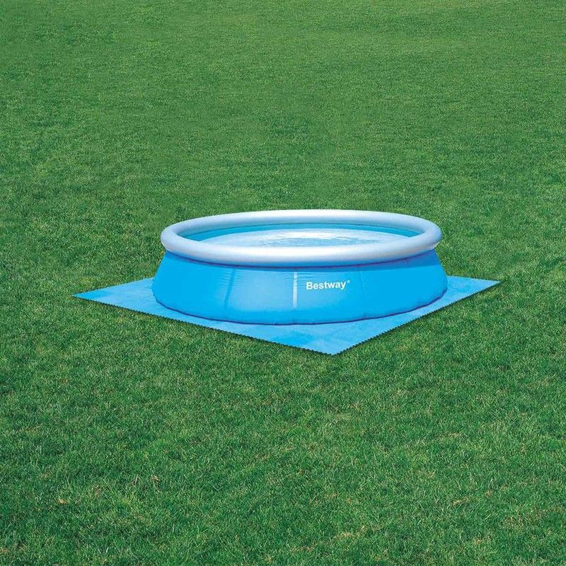 Protector suelo para piscinas 8 piezas de polietileno esponjoso de 50x50cm  Bestway — PoolFunStore