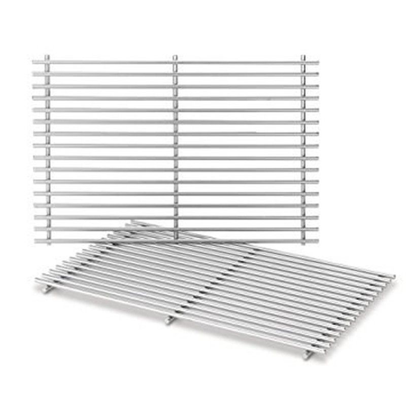 Grilles de Cuisson x2 en Acier Inox Weber (x2) Spirit et Grilles Inox Weber x 2 pour Barbecue Genesis 3 brûleurs — BRYCUS