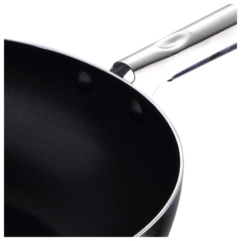 Pentola Wok in Alluminio Nero San Ignacio Nero Alluminio Forgiato (Ø 28 cm)  — Brycus