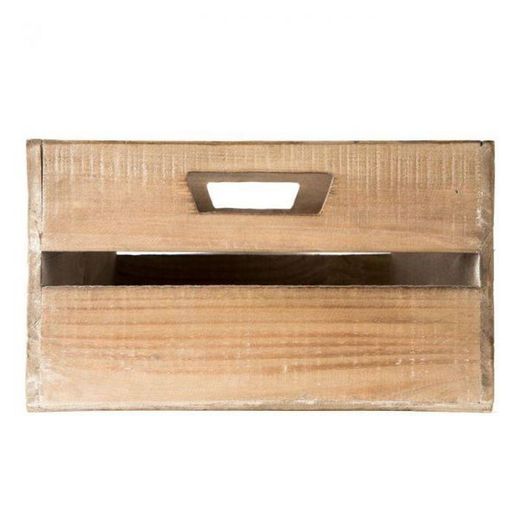 Set of 3 wooden boxes, 45.5x31x18 cm