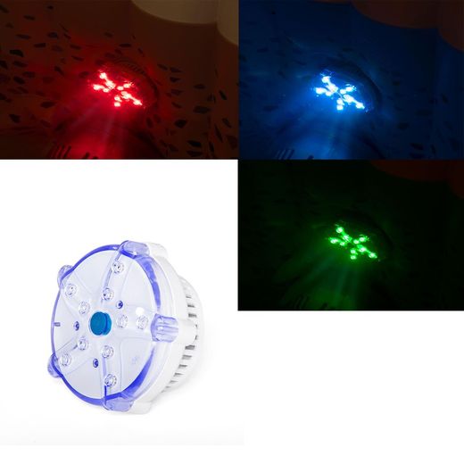 Pacote de Spa Insuflável Bestway Lay-Z-Spa Tahiti para 2-4 pessoas Redondo 180x66 cm com Luzes LED + Dossel + 2 Almofadas