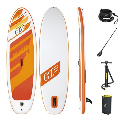 Bestway Hydro-Force Aqua Journey Inflatable Paddle Surf Board 274x76x12 cm with Paddle, Pump and Travel Bag
