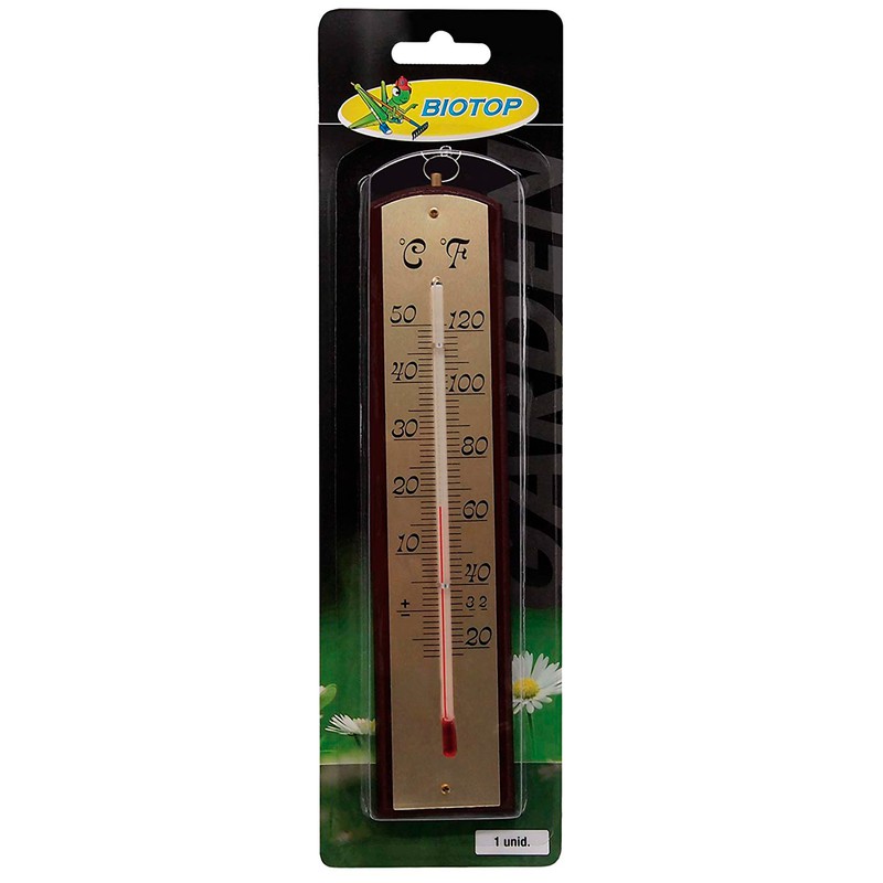 Thermomètre d'ambiance en bois