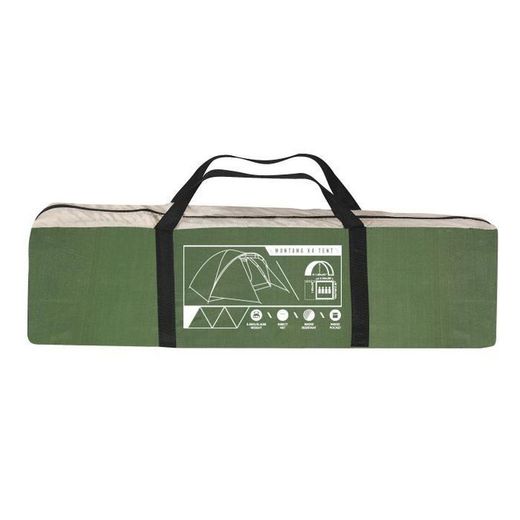 Pack Comfort Quest 200 Mumienschlafsack 220 x 75 cm 7 bis 11 ° C mit Transporttasche + Bestway Ventura Single Aufblasbare Matratze 185 x 76 x 28 cm + Bestway Montana Zelt 210 x 235 x 130 cm